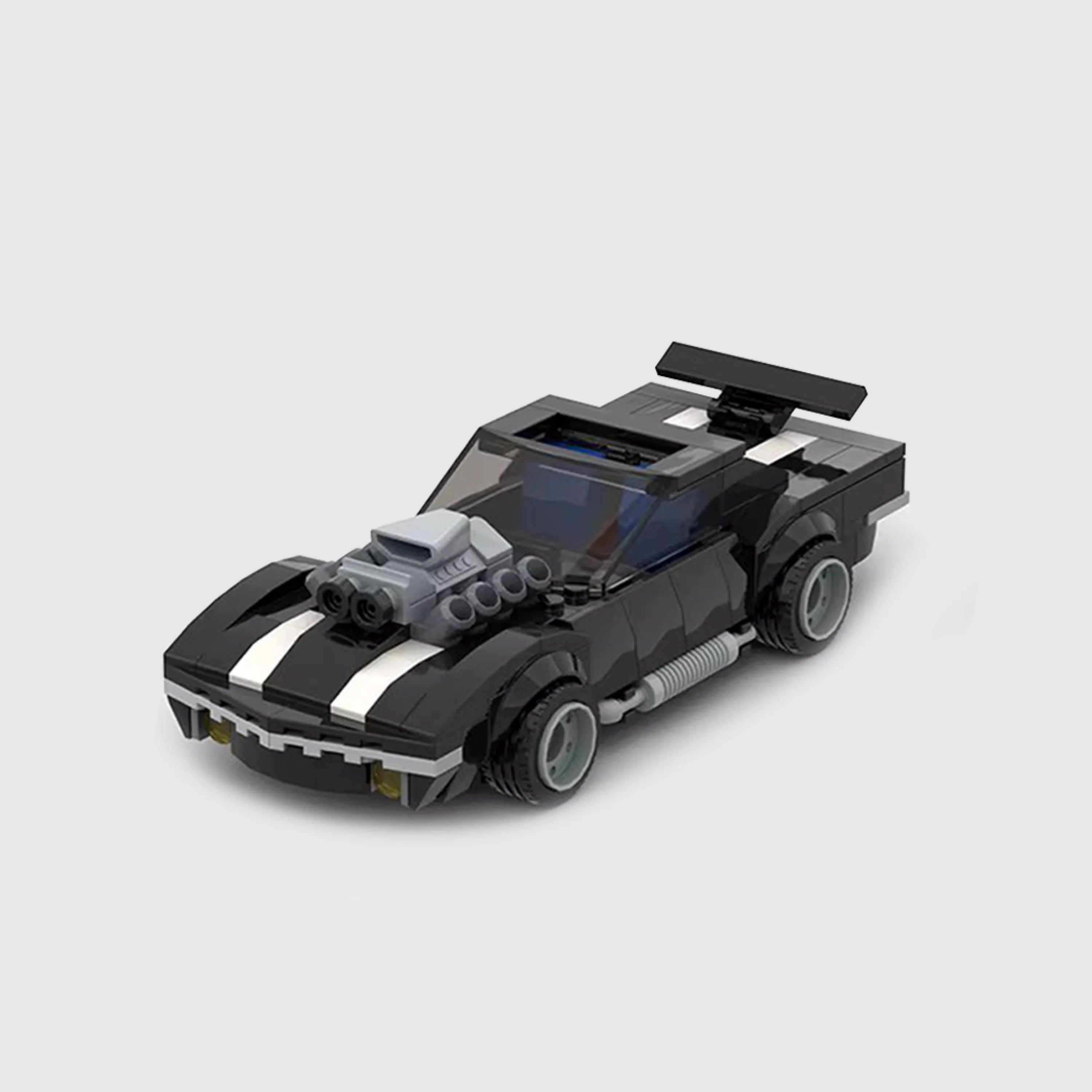 Chevrolet Corvette C3 - LEGO Compatible Building Blocks | BlueRidge Co.
