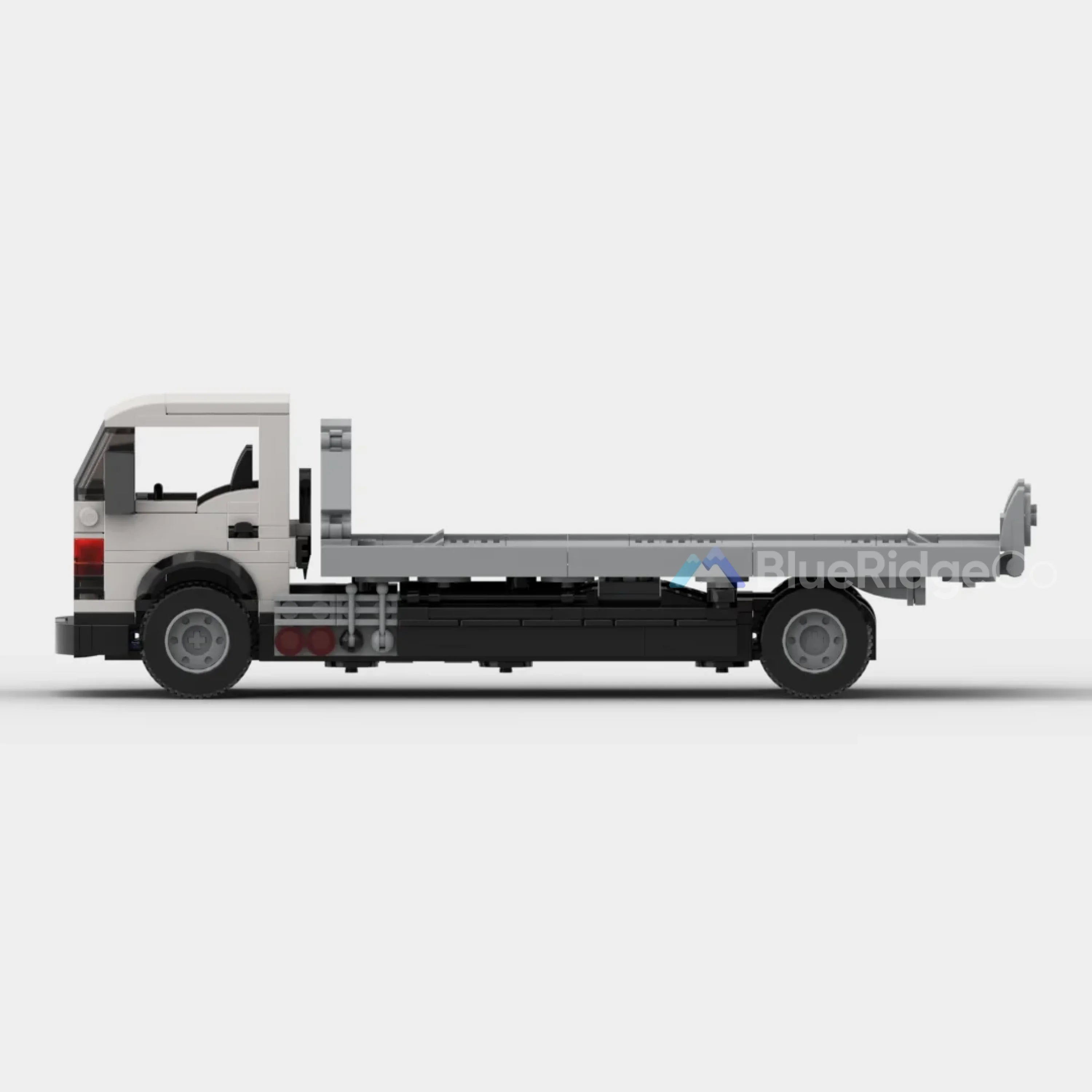 Flatbed Tow Truck - LEGO Compatible Building Blocks | BlueRidge Co.