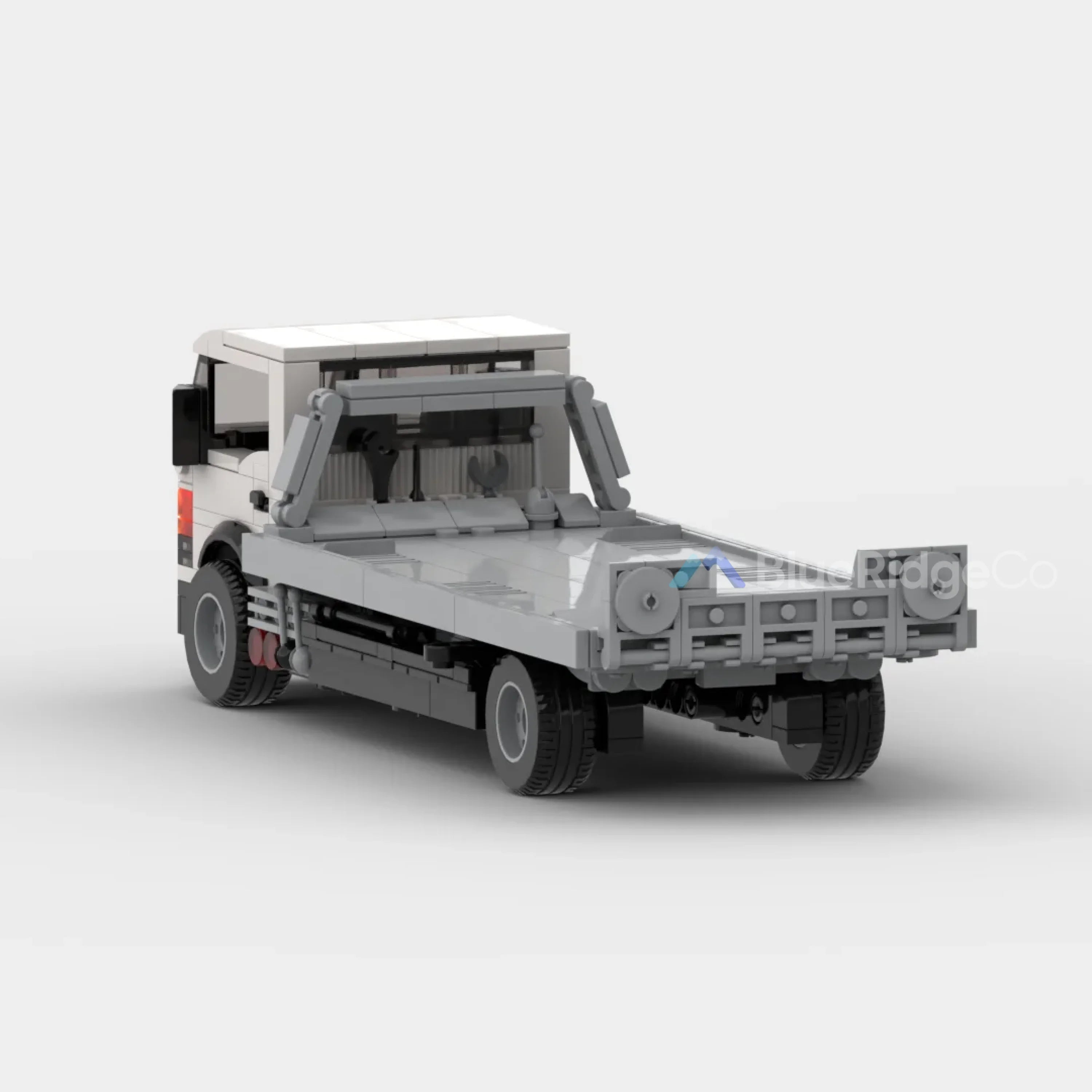 Flatbed Tow Truck - LEGO Compatible Building Blocks | BlueRidge Co.