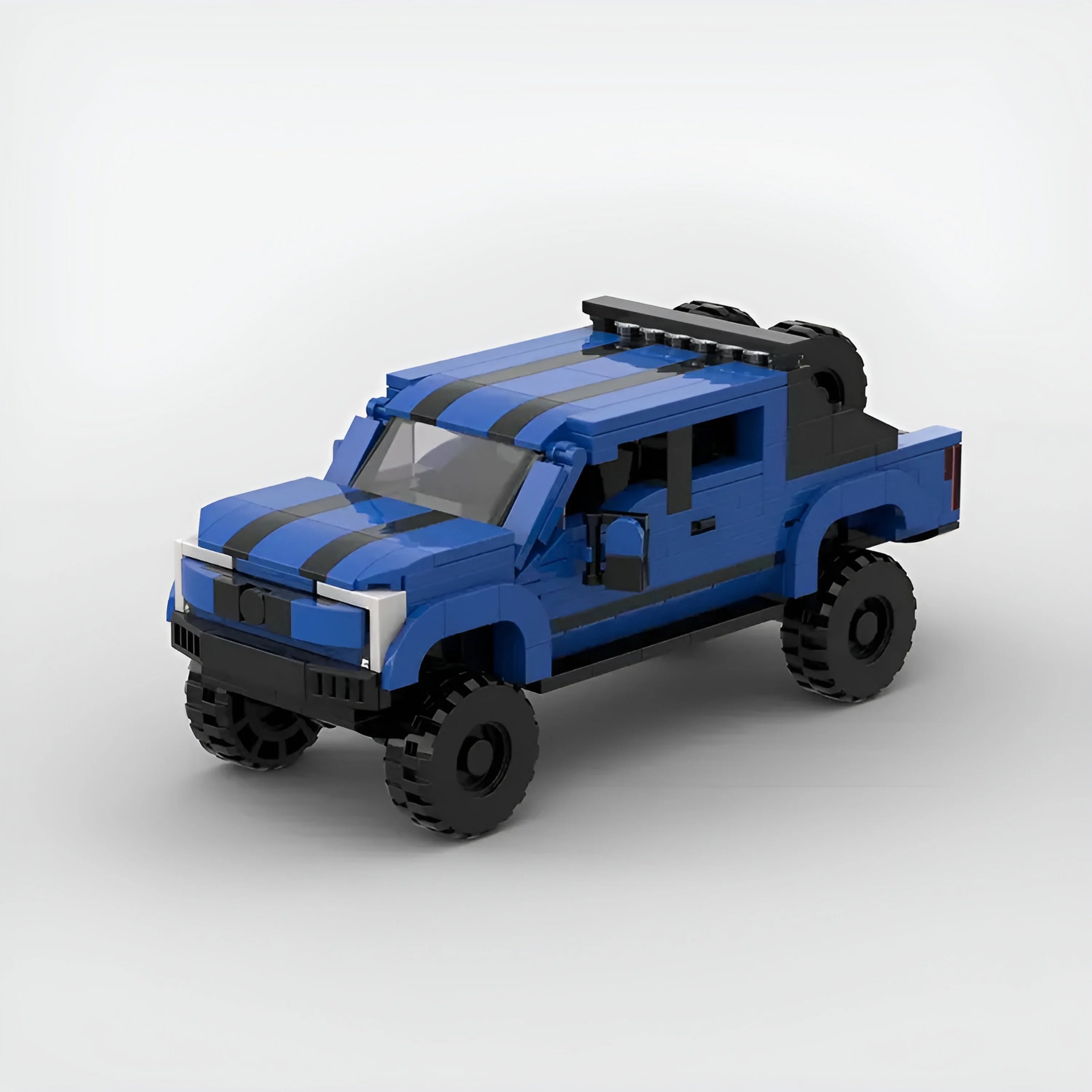 Ford F-250 Shelby Super Baja - LEGO Compatible Building Blocks | BlueRidge Co.