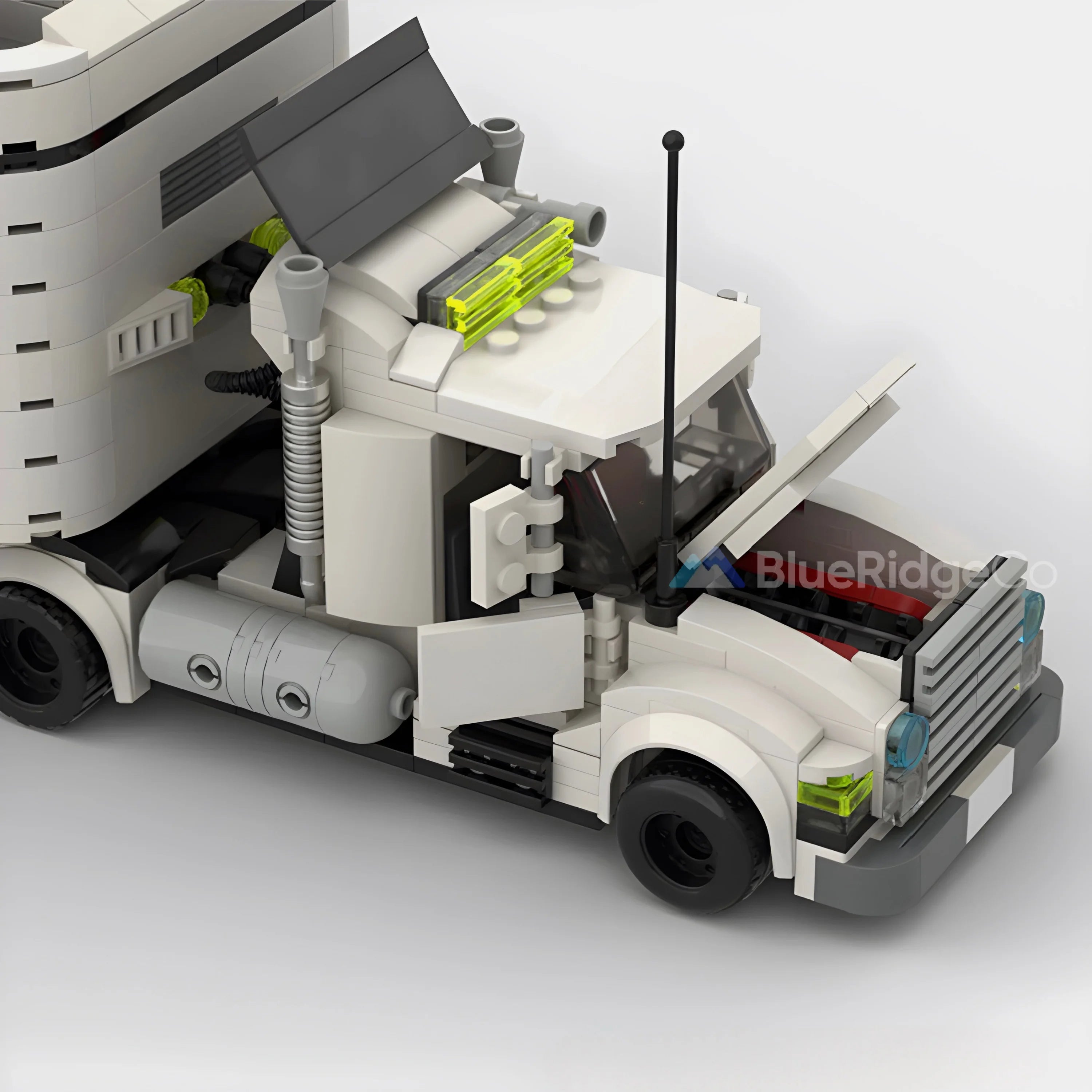 Big Rig Car Transporter - LEGO Compatible Building Blocks | BlueRidge Co.