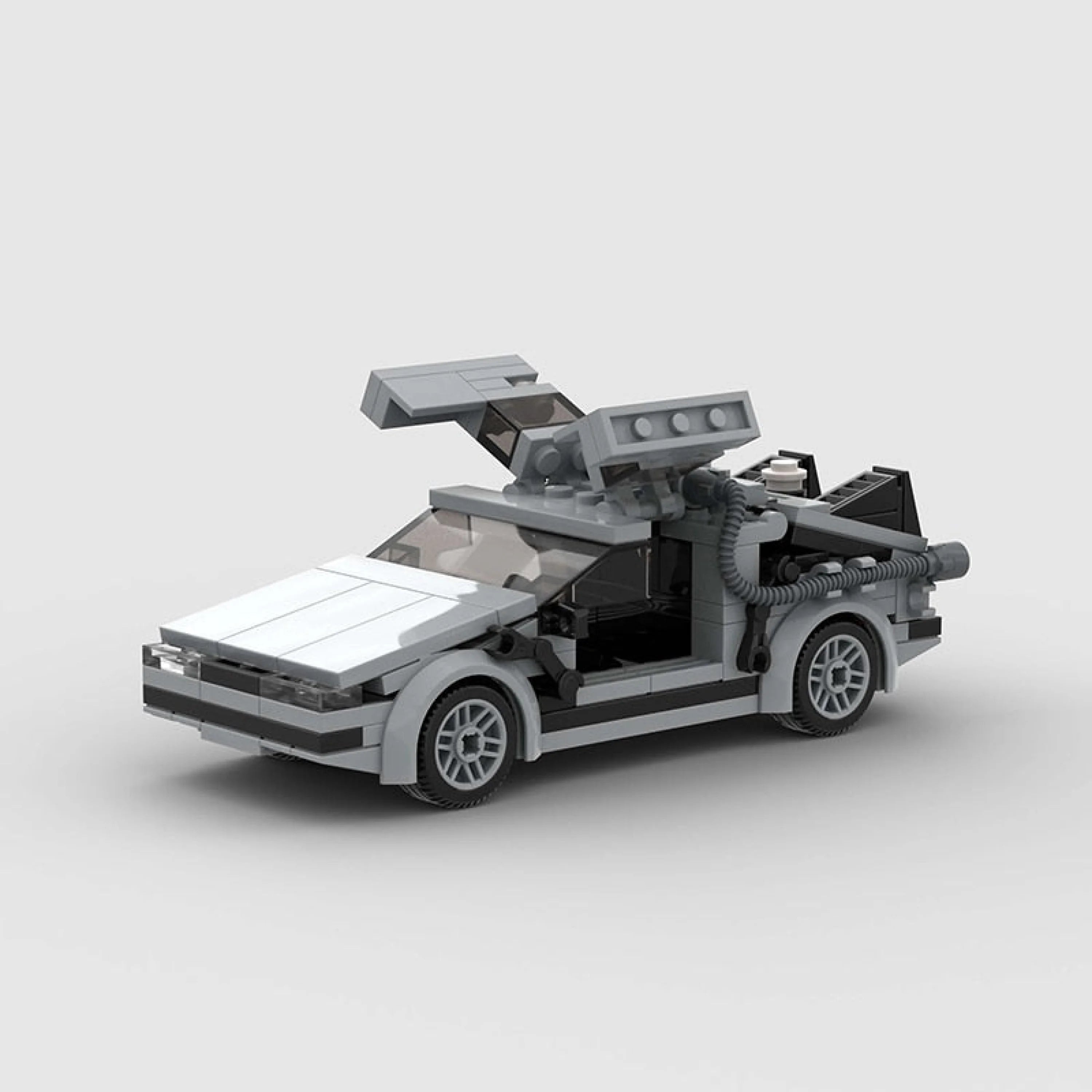 DMC DeLorean (Back to the Future) - LEGO Compatible Building Blocks | BlueRidge Co.