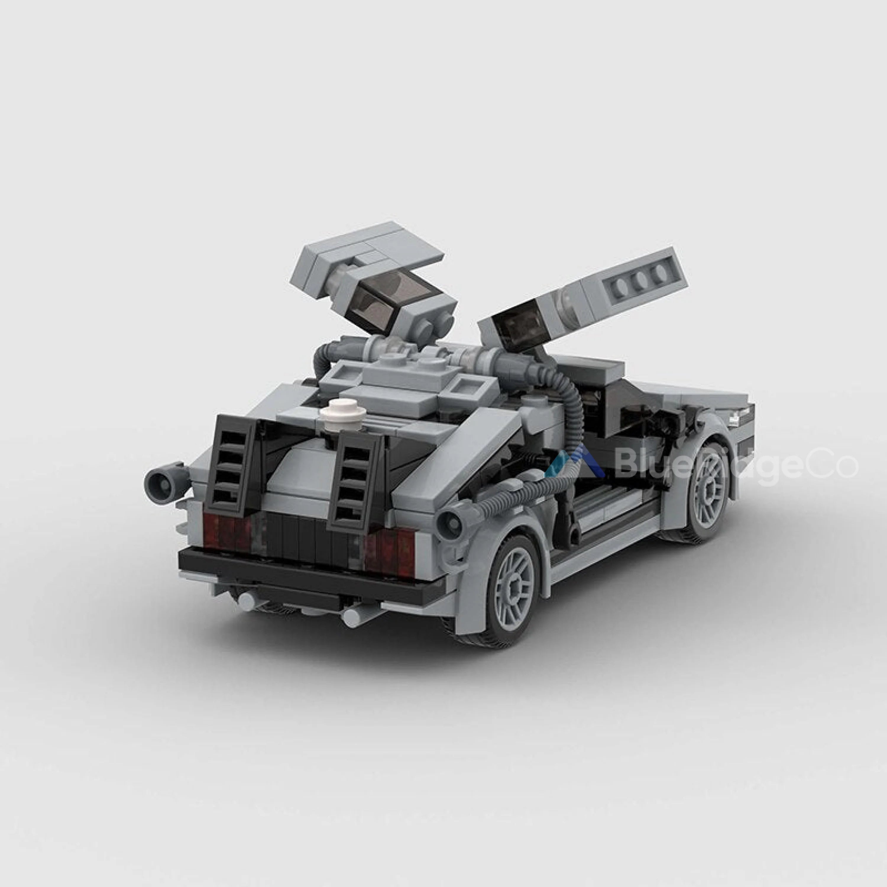 DMC DeLorean (Back to the Future) - LEGO Compatible Building Blocks | BlueRidge Co.