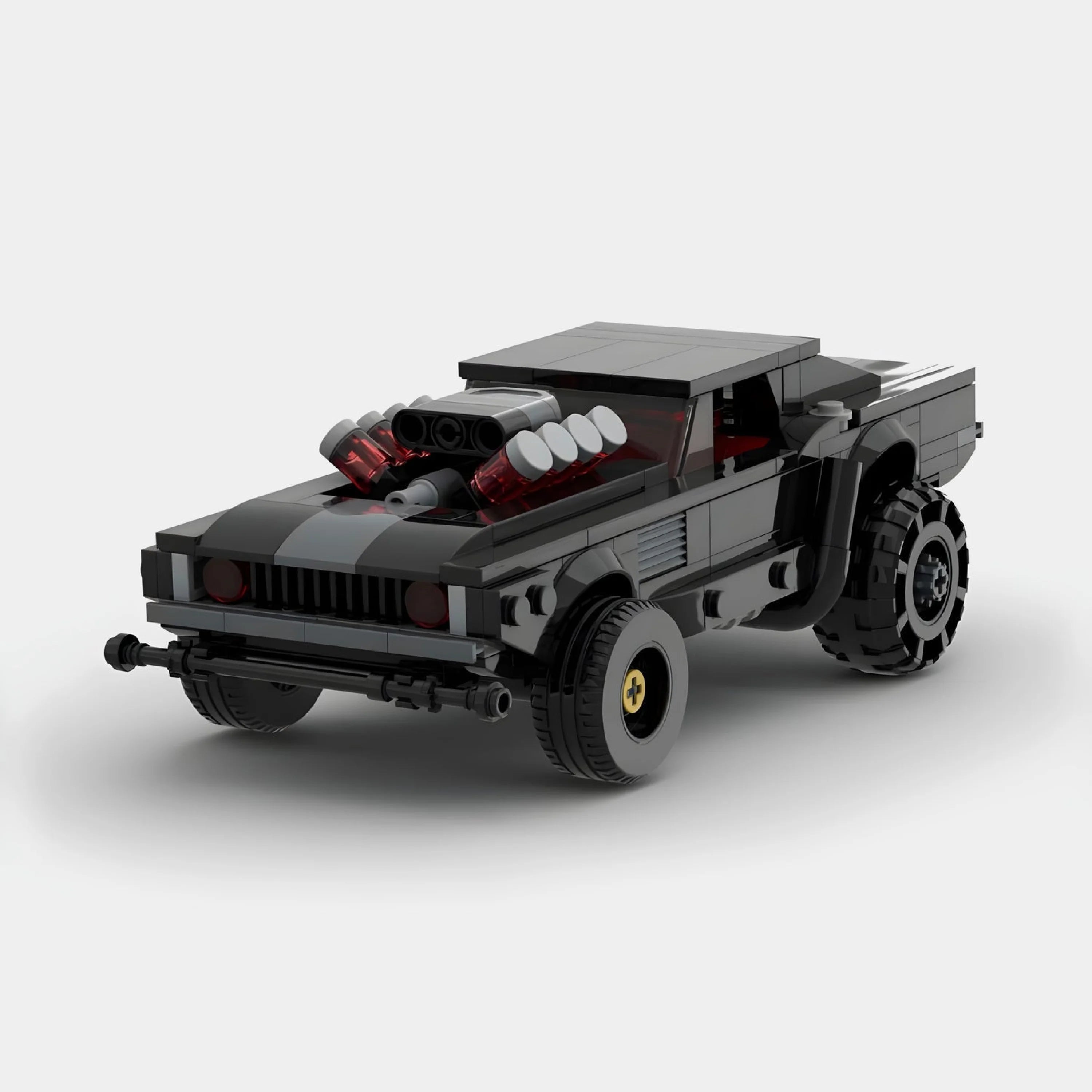 Dodge Challenger Cyberpunk - LEGO Compatible Building Blocks | BlueRidge Co.