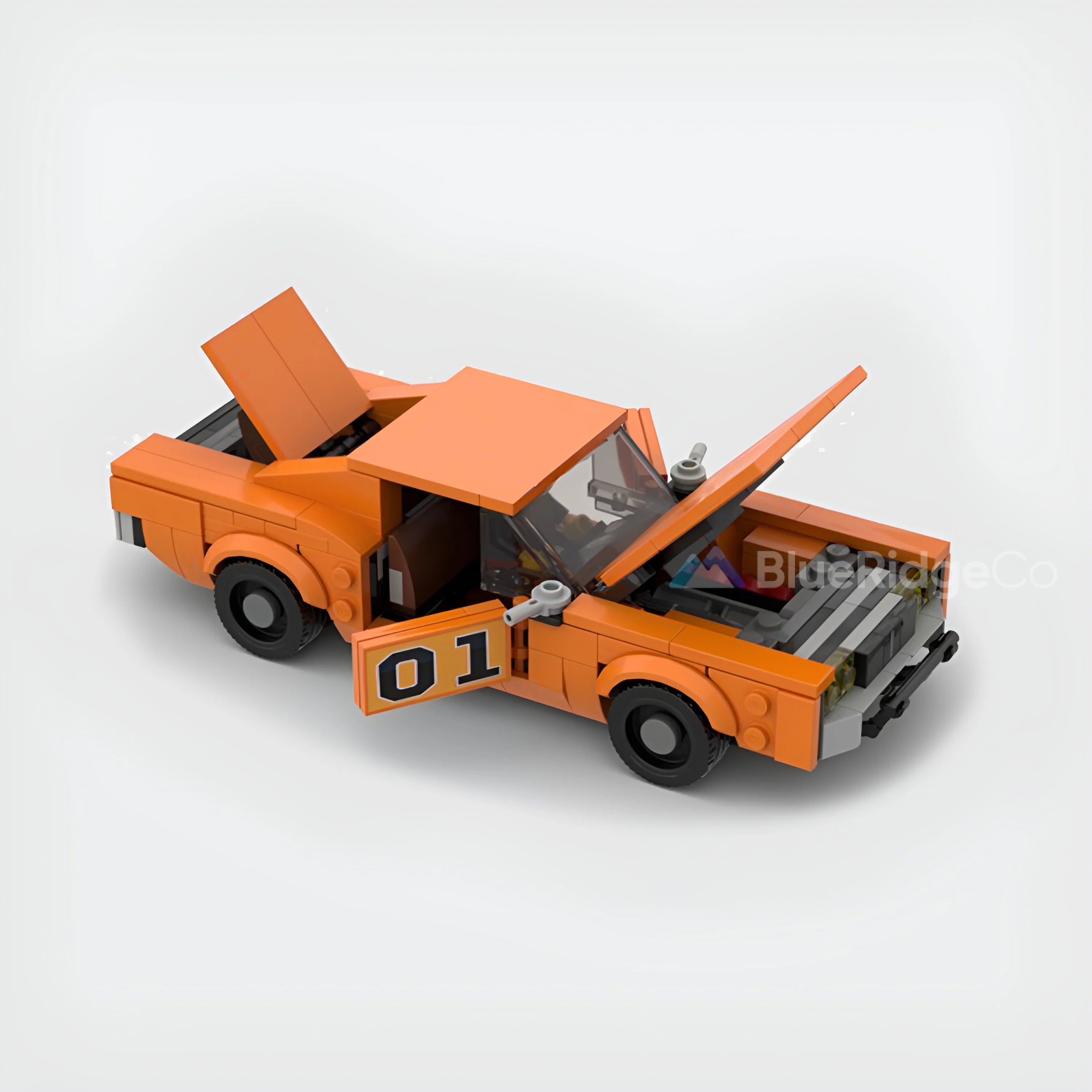 Dodge Charger (Dukes of Hazzard) - LEGO Compatible Building Blocks | BlueRidge Co.