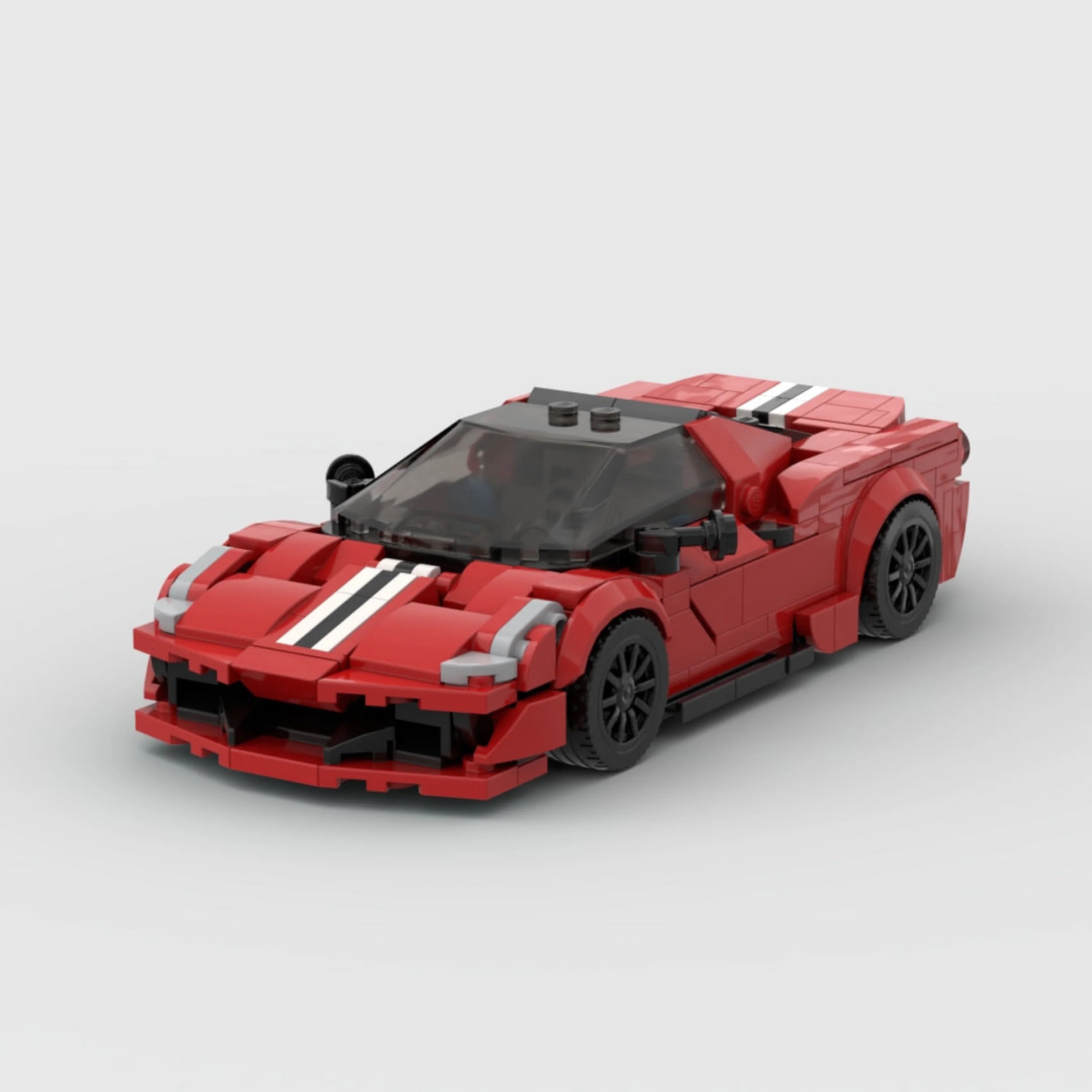 Ferrari 488 Pista - LEGO Compatible Building Blocks | BlueRidge Co.