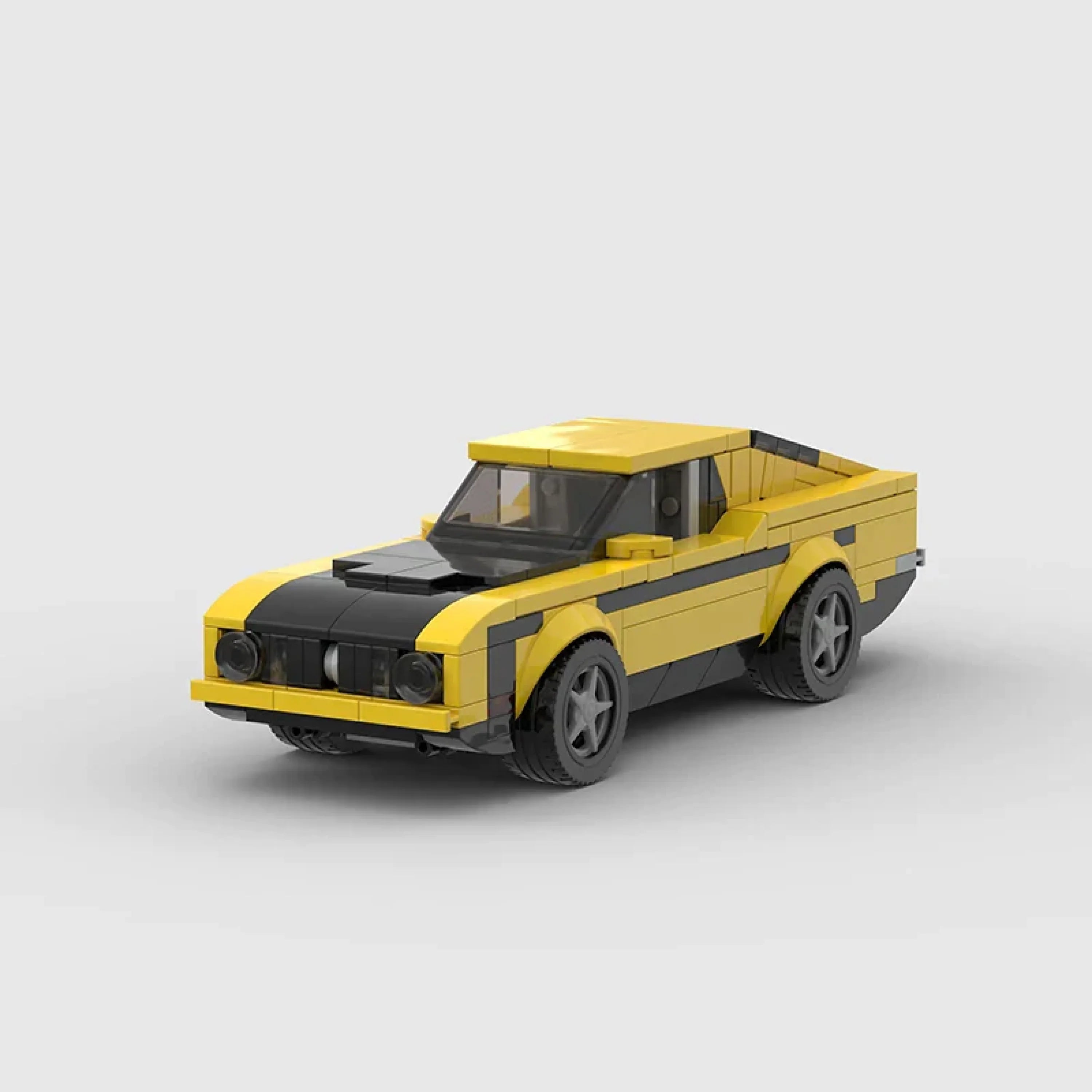 Ford Mustang Mach 1 - LEGO Compatible Building Blocks | BlueRidge Co.