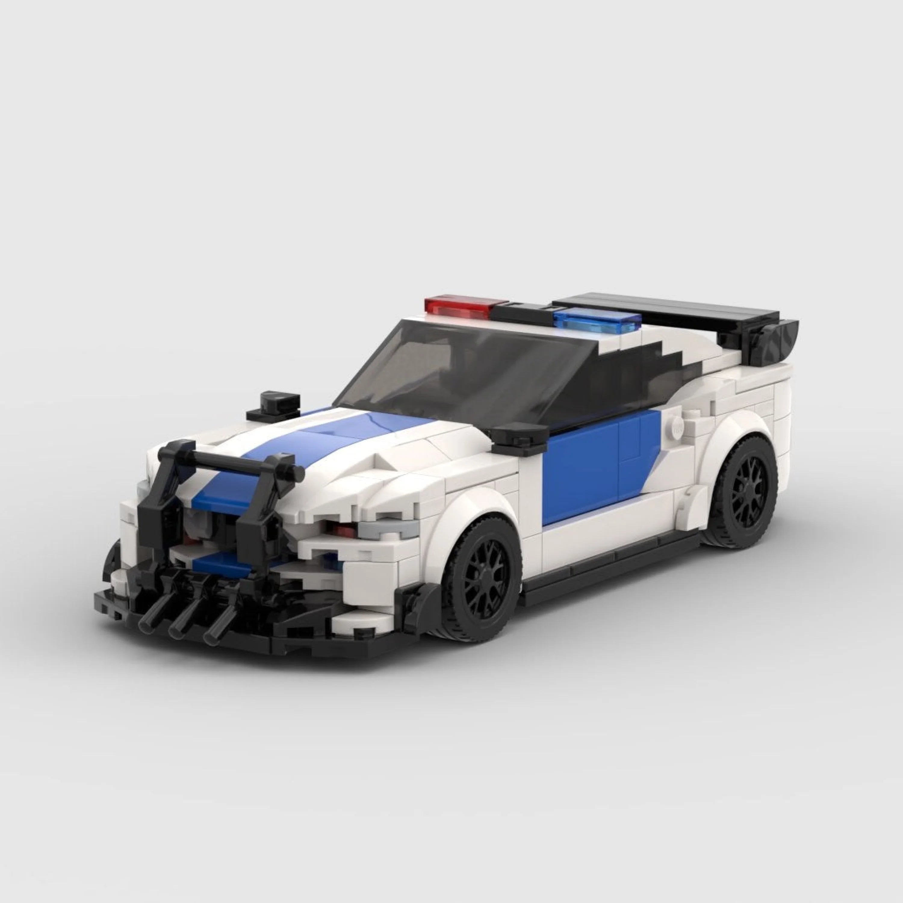 Ford Mustang Police Interceptor - LEGO Compatible Building Blocks | BlueRidge Co.