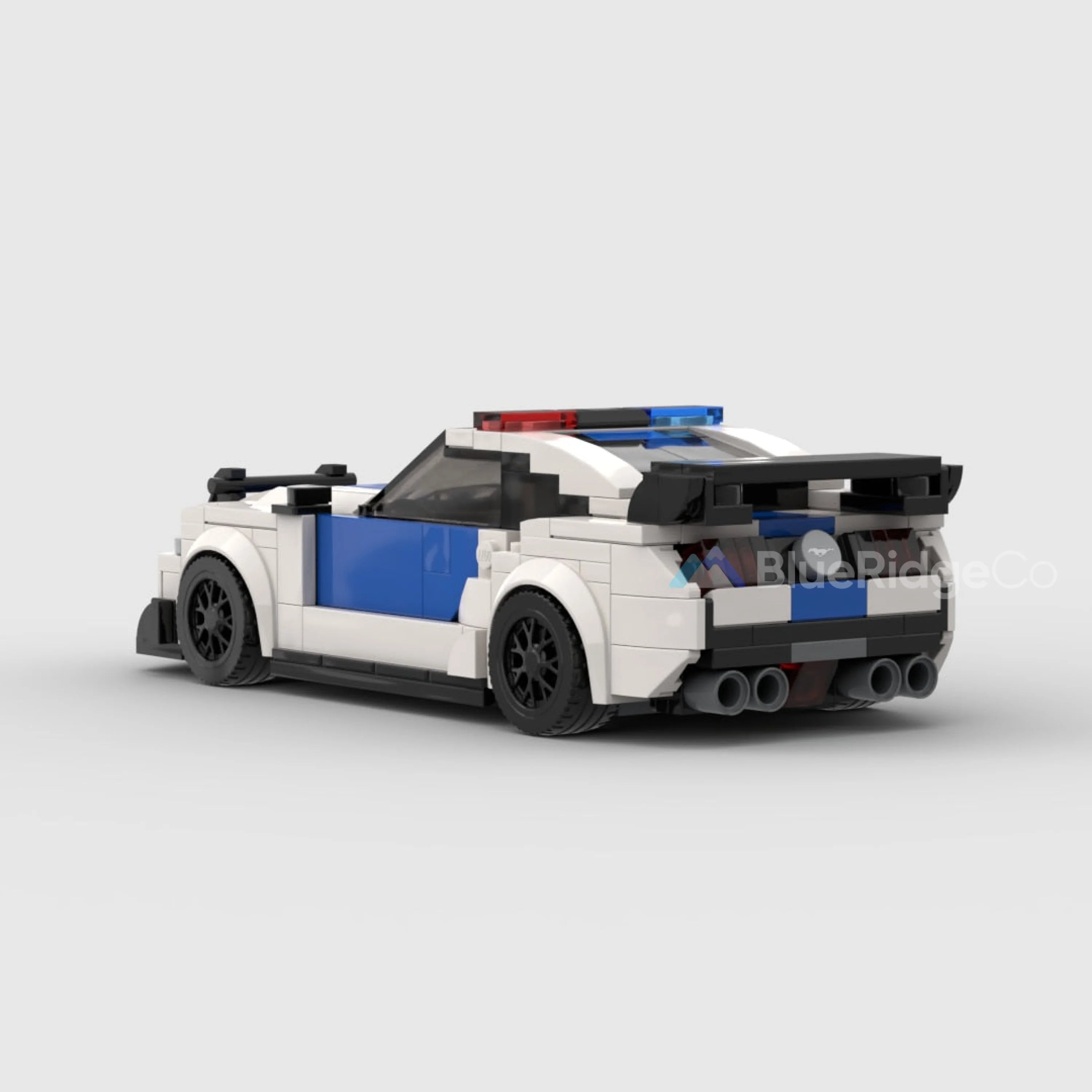 Ford Mustang Police Interceptor - LEGO Compatible Building Blocks | BlueRidge Co.