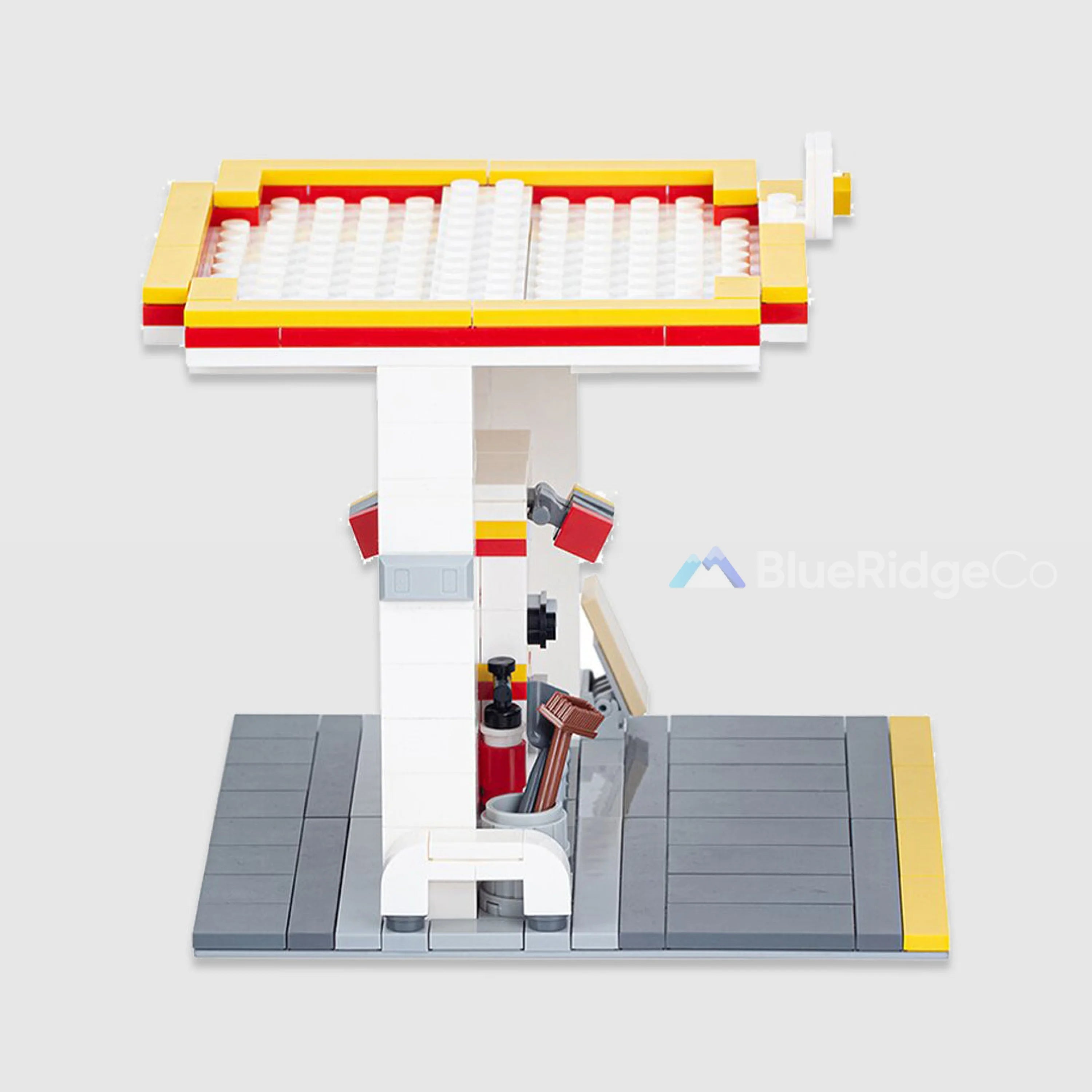 Gas Station - LEGO Compatible Building Blocks | BlueRidge Co.