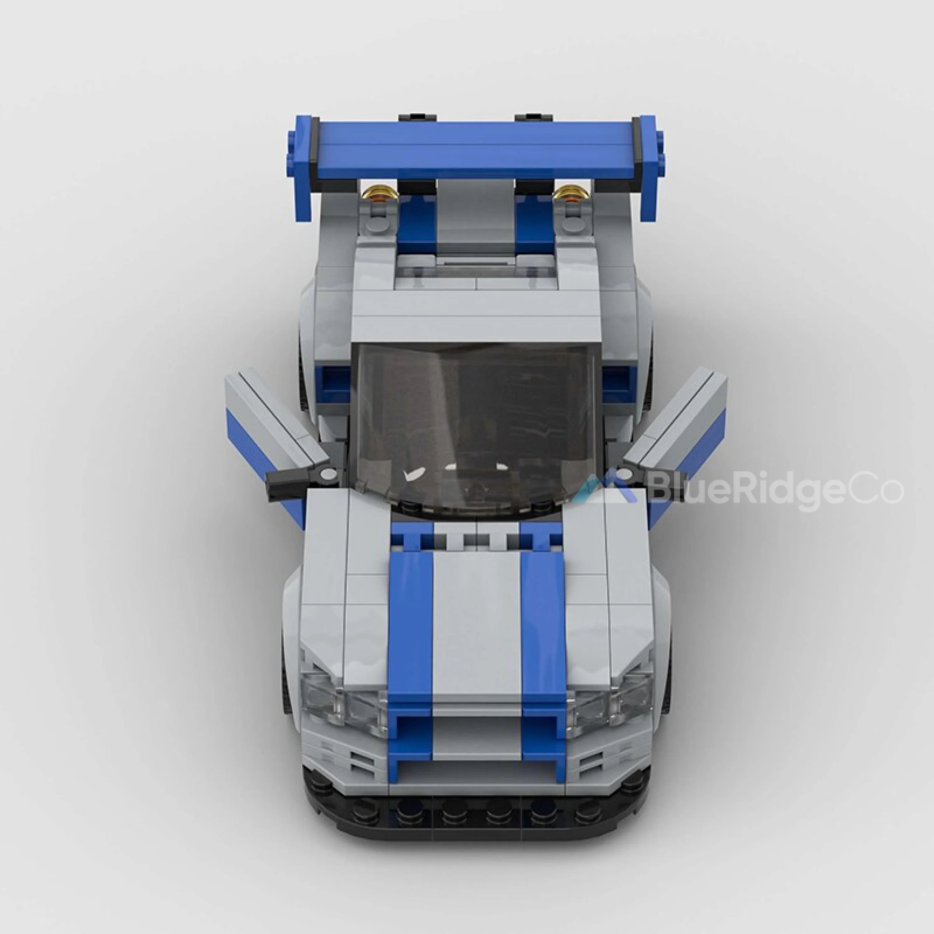 Nissan R34 Skyline GT-R (Fast & Furious) - LEGO Compatible Building Blocks | BlueRidge Co.