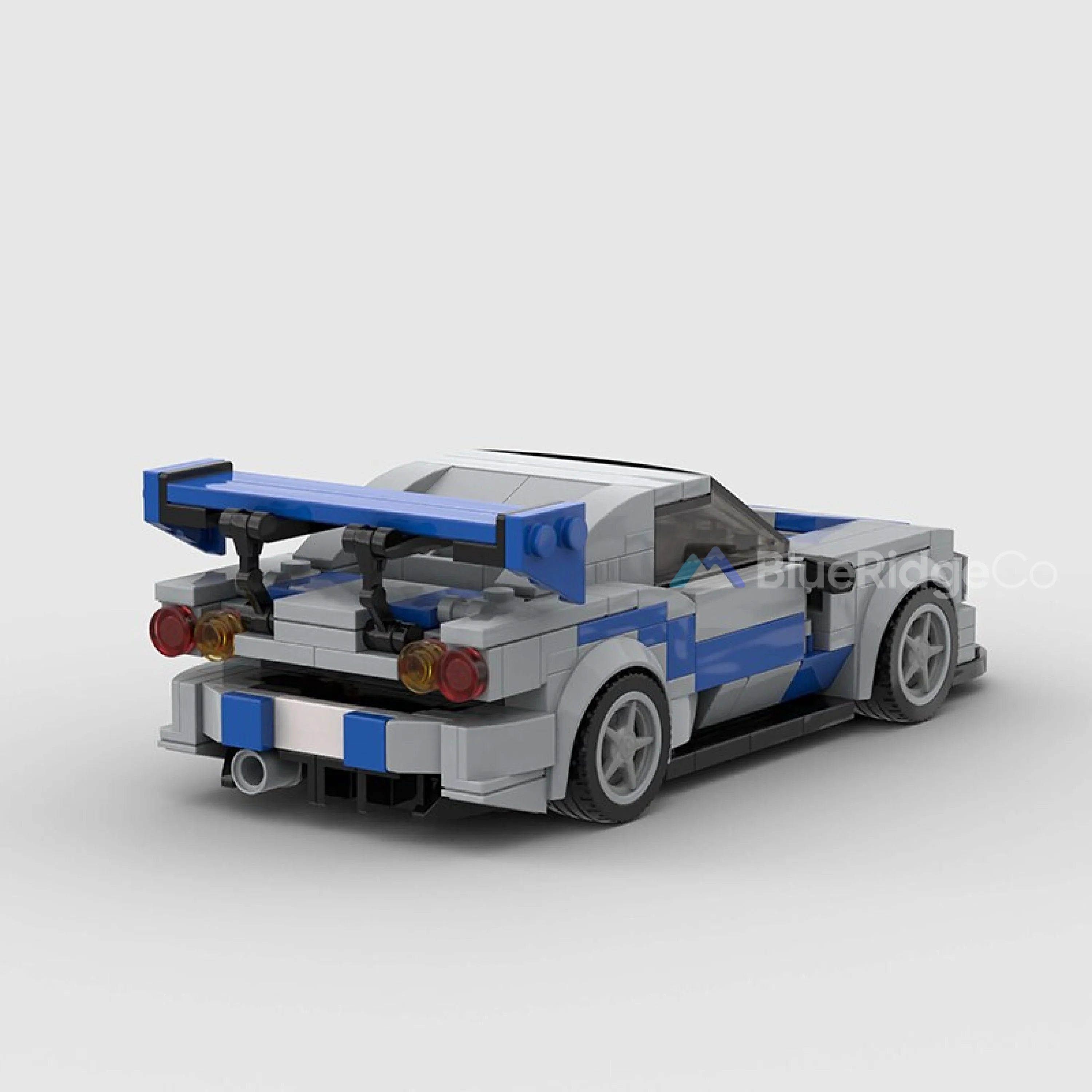 Nissan R34 Skyline GT-R (Fast & Furious) - LEGO Compatible Building Blocks | BlueRidge Co.