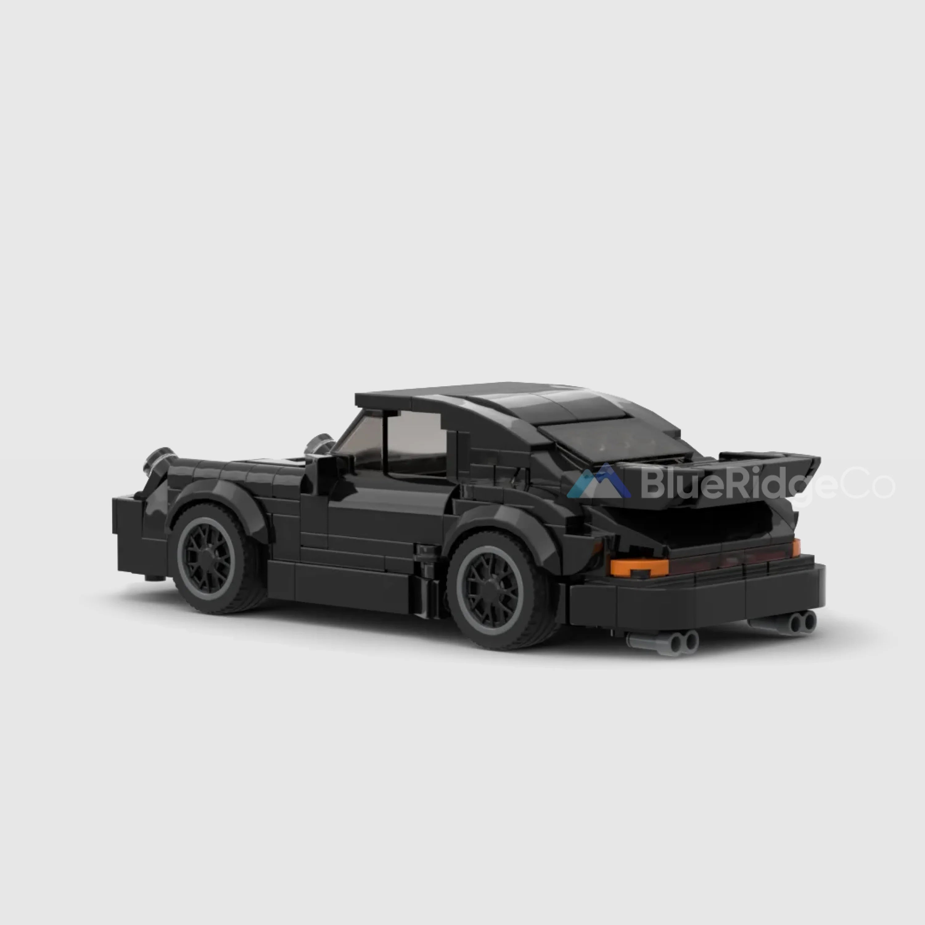 Porsche 911 Turbo Blackbird (Wangan Midnight) - LEGO Compatible Building Blocks | BlueRidge Co.